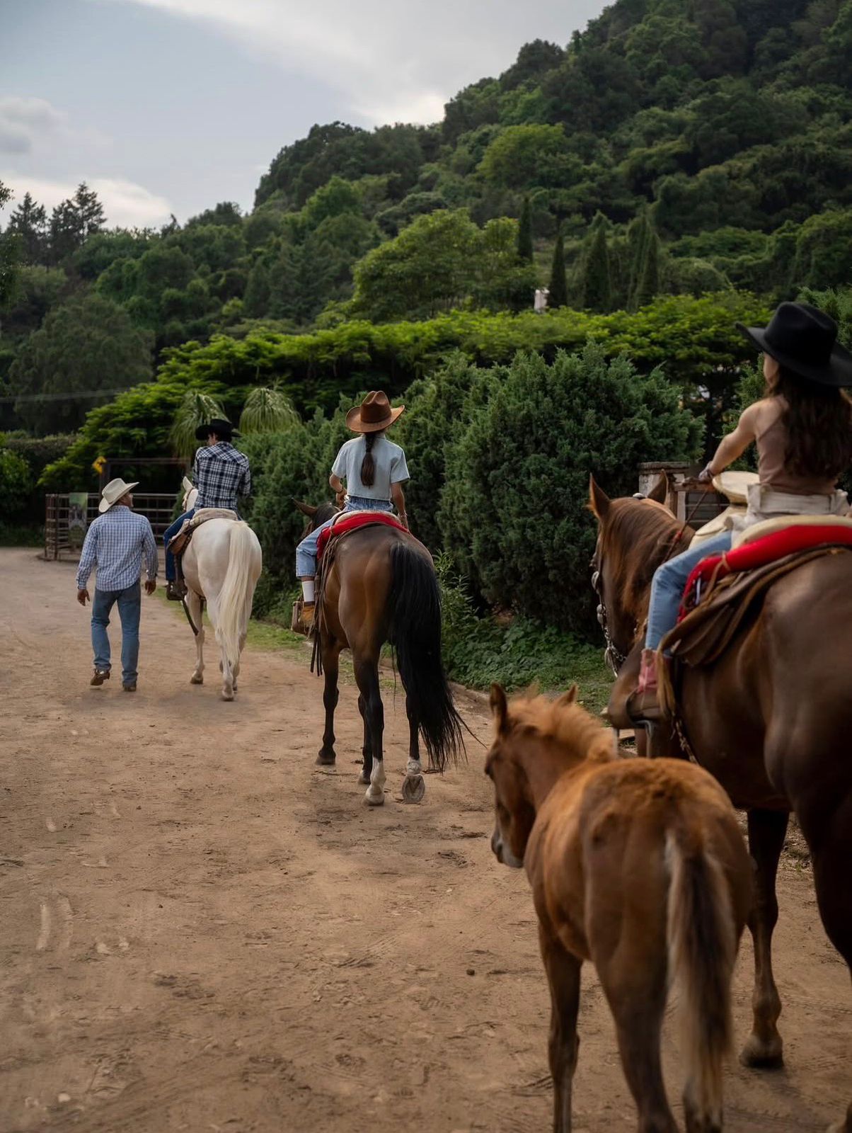 Paseo a caballo en el Centro de Desarrollo Humano La Herradura, Cuernavaca